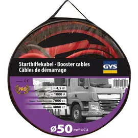 GYS Starthilfekabel 50 mm2 Kupfer 4,50 m