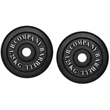 Bad Company Hantelscheiben aus Gusseisen I Gewichtsscheiben 30/31 mm für das Hanteltraining I 2,5 kg (2 x 1,25 kg)
