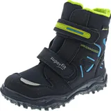 superfit Jungen HUSKY warm gefütterte Gore-Tex Schneestiefel, Blau/Grün