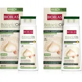 BIOBLAS 2x Knoblauch Shampoo 500 ml Bioblas, Geruchlos, Anti Haarausfall Frauen Männer