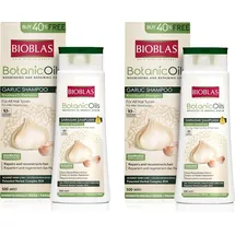 BIOBLAS 2x Knoblauch Shampoo 500 ml Bioblas, Geruchlos, Anti Haarausfall Frauen Männer