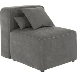 Home Affaire Sofa-Mittelelement HOME AFFAIRE "Sundstrup", grau (anthrazit), B:70cm H:76,5cm T:93cm, 100% Polyester, Polsterelemente, Modulserie, individuelle Zusammenstellung