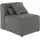 Home Affaire Sofa-Mittelelement HOME AFFAIRE "Sundstrup", grau (anthrazit), B:70cm H:76,5cm T:93cm, 100% Polyester, Polsterelemente, Modulserie, individuelle Zusammenstellung