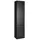 a&n&a aQualine ALTAIR Hochschrank mit Wäschekorb 40 x 184 x 31 cm Schwarz Matt