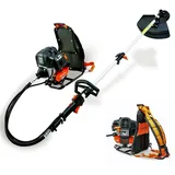 FUXTEC FX-MS152T rückentragbare Benzin Motorsense Multitool 2in1