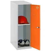 Simonrack Spind SIMONLOCKER DISM grau, orange 8425437116704, 1 Schließfach