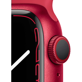 Apple Watch Series 7 GPS + Cellular 41 mm Aluminiumgehäuse (product)red, Sportarmband (product)red