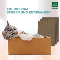 Katzenkratzbox Kratzbrett Kratzpappe 5 Kratzbretter zur Krallenpflege für Katzen