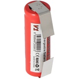 AccuCell IMR 14430 600mAh 3,6V - 3,7V Li-Ion-Akku mit Lötfahne U-Form, Abmessungen 42,63x14,4mm