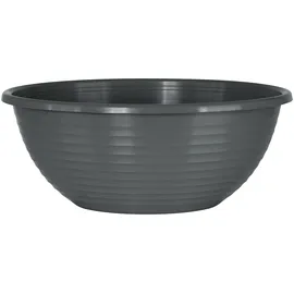 geli Pflanzschale Standard rund aus Kunststoff, Farbe:anthrazit, Durchmesser:44 cm