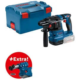Bosch Professional GBH 18V-22 Akku-Bohrhammer solo inkl. L-Boxx + Absaugeinheit (0611924004)