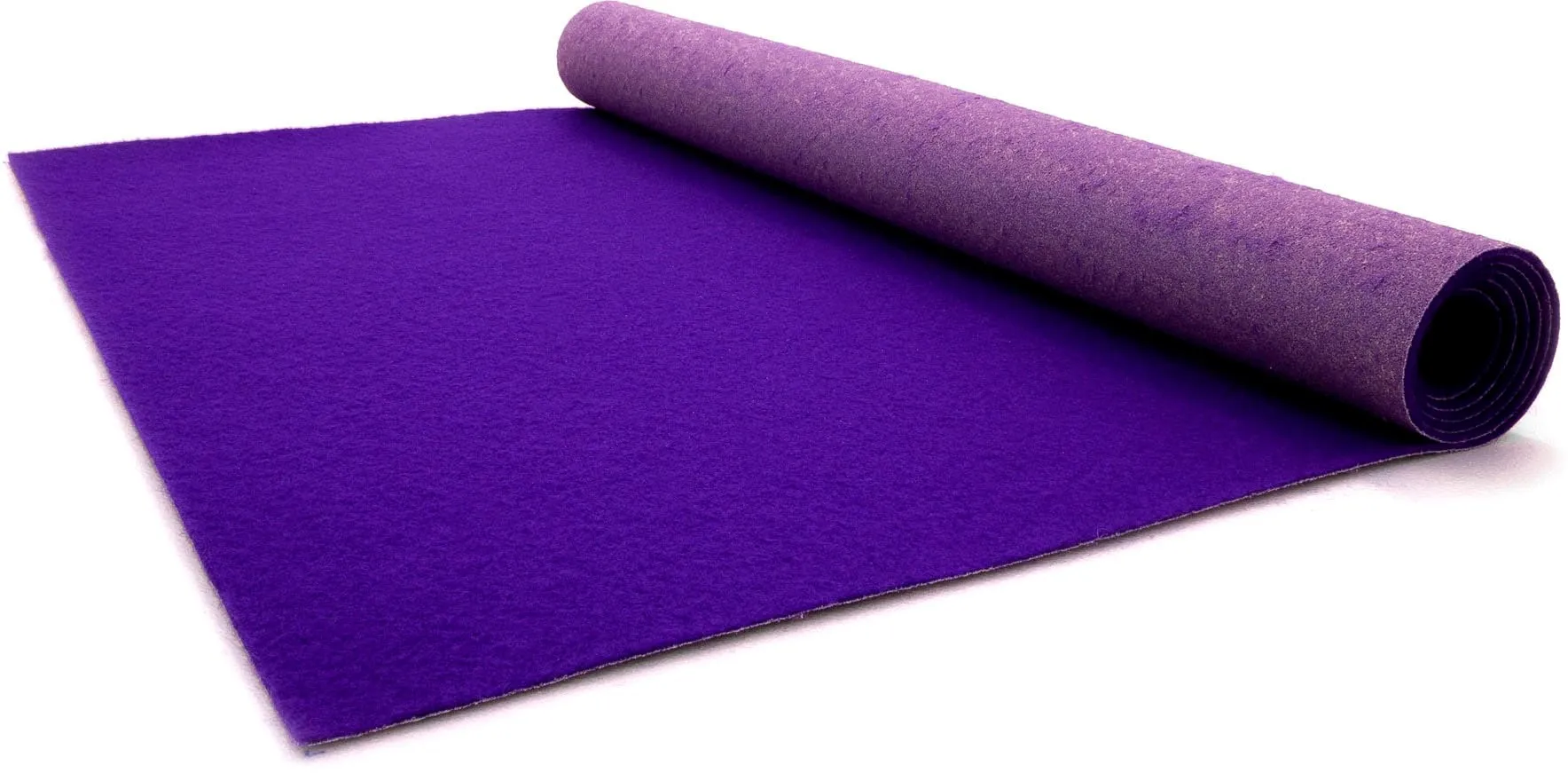 Läufer PRIMAFLOR-IDEEN IN TEXTIL "Eventteppich PODIUM" Teppiche Gr. B: 200cm, 2,6mm, L: 1300cm, lila Breite 200 cm, Nadelfilz, Uni-Farben, ideal für Veranstaltungen