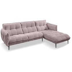 SOMETA Ecksofa Molto Stoff Flamingo