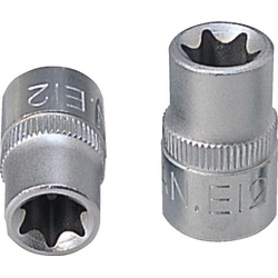 KS Tools, Steckschlüssel + Stecknuss, 3/8 TX-E-Stecknuss. E12 911.4320 (3/8″)