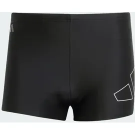 adidas Big Bars Boxer-Badehose Black/White XS