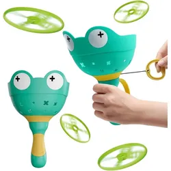 RefinedFlare Lernspielzeug Outdoor-Frisbee-Propeller-Spielzeug, 2er-Pack und 12-teilig grün