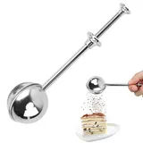Mehlwedel zum Kochen, Puderzuckerlöffel | Mehlsieb für Pulvershaker | Tragbares Sieb für Puderzucker | Staubwedel für Zucker