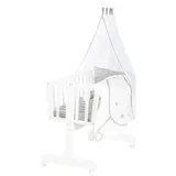 roba Babywiege miffy® - Feststellfunktion & Ausstattung 90 cm - Weiß | Gr.: onesize