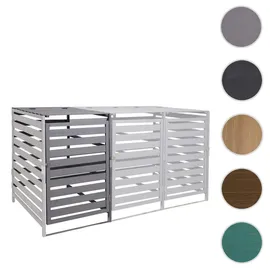 MCW Mülltonnenbox H62 67 x 114 cm grau