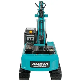 AMEWI RC-Baumaschine Bagger 14CH RTR blau/petrol (G705E)