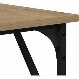 vidaXL Schreibtisch Artisan-Eiche 149 x 149 x 75 cm