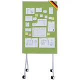 Floordirekt Mobile Präsentationstafel Giant Doppelseite Filztafel 80 x 120 cm