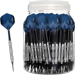 Softdart-Set Turnier. Blau Darts / Softdarts Unisex bunt 0.5kg