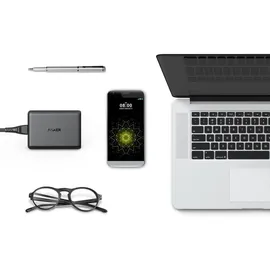 Anker PowerPort Speed 63W Quick Charge 3.0 5-Port USB Ladegerät USB schwarz