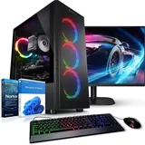 Kiebel Total V AMD Ryzen 7 5700X, 32 GB, 1TB SSD, 2TB HDD, WLAN, Windows 11, Komplettsys...