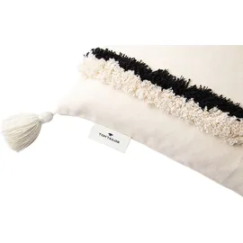 Tom Tailor Fluffy Stripe 40 x 60 cm Beige/Schwarz
