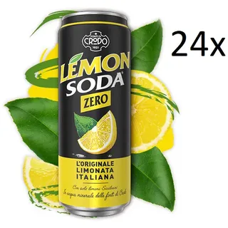 24x Dose Lemonsoda zero 330ml Campari Group Lemonsoda Zitrone italienisch