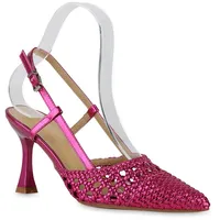 VAN HILL Damen Slingpumps in Fuchsia Metallic