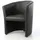 Cocktailsessel Kunstleder 1 x 1 x 1 cm Schwarz