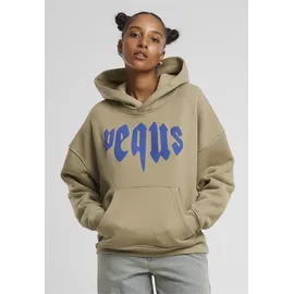 pequs Cropped Mythic Logo Hoodie Grau S