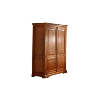 MASSIVMOEBEL24.DE Kleiderschrank Akazie 140x65x200 honig lackiert OXFORD 0437