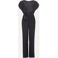 Swing Jumpsuit mit geradem Beinschnitt Schwarz 46