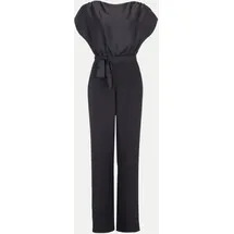 Swing Jumpsuit mit geradem Beinschnitt Schwarz 46