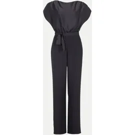 Swing Jumpsuit mit geradem Beinschnitt Schwarz 46