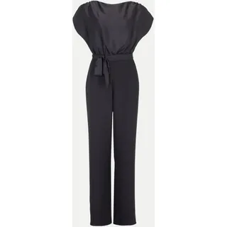 Swing Jumpsuit mit geradem Beinschnitt Schwarz 46