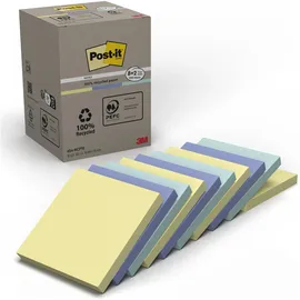 Post-it Haftnotiz Recycling 654-RCP10 76x76mm sort. 10St.
