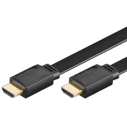 Goobay HDMI Kabel 31929 HiSpeed/wE G -FLAT 5m Verbindungskabel HDMI 1.4, High...