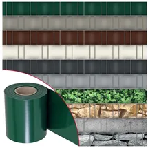Noor PVC Sichtschutzstreifen Zaunblende 0,19 x 35 m grün