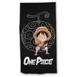 Aymax One Piece Strandtuch 70 x 140 cm schwarz