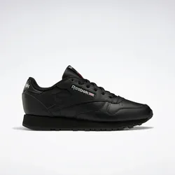 Sneaker REEBOK CLASSIC "Classic Leather", Gr. 42, schwarz, Leder, sportlich, Schuhe