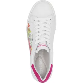 remonte D2J00 Damen Weite E Weiss/Pink 36
