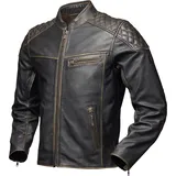 Modeka Phinix Lederjacke - Dunkelbraun - XXL