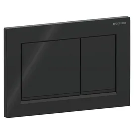 Geberit Omega30 Betätigungsplatte schwarz/schwarz matt 115.080.DW.1