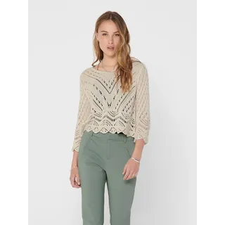 Jdy JDYNEW SUN 3/4 Cropped Pullover Beige S