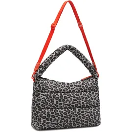 LES VISIONNAIRES Unio Hobo Schultertasche Baumwolle Grau
