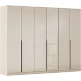 Rauch »Kleiderschrank Kleiderschränke Schrank Garderobe AGORDO mit Glasfront« in zwei Griff-Farben, Breiten 91-360 cm, durchdachte Innenausstattung, in 7 Breiten und 2 Höhen MADE IN GERMANY, beige